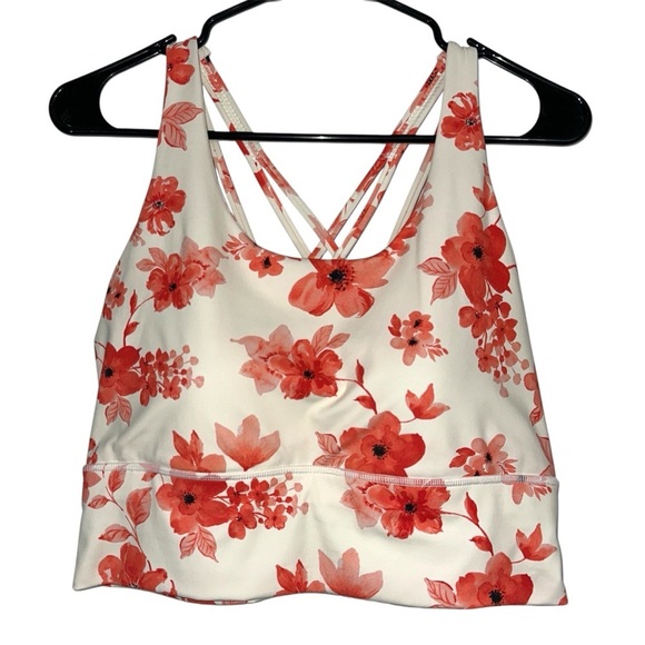 Linc Active Longline Floral Sports Bra - Picture 1 of 7